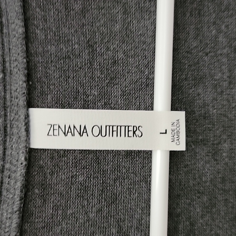 Gray button-up cardigan - Picture 2 of 4